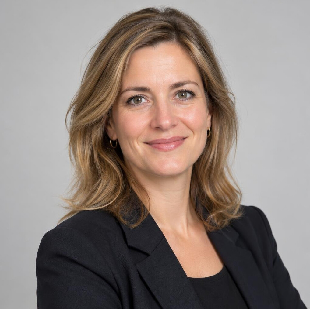 Portrait of a smiling woman in business casual clothing